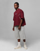 Loiter Dark Performance T-Shirt Burgandy