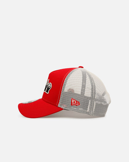 New Era Ohio State Buckeyes 'Hand Signals' 9FORTY A-Frame Trucker Snapback Official Team Colors