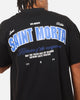 Saint Morta Rise Up Boxy T-Shirt Black Acidwash