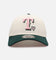 New Era Texas Rangers 'Pink Satin Hearts Green' 9FORTY A-Frame Snapback Chrome/Dark Green