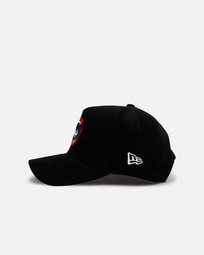 New Era Chicago Cubs 'Black Cord' 9FORTY A-Frame Corduroy Snapback Black