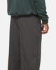 Carre Heritage Pleated Pants Black Pinstripe