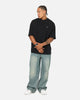 Saint Morta Divine Duty Mock Neck T-Shirt Black
