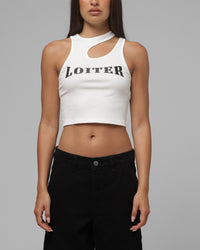 Loiter Women's Impact Multi Strap Tank White