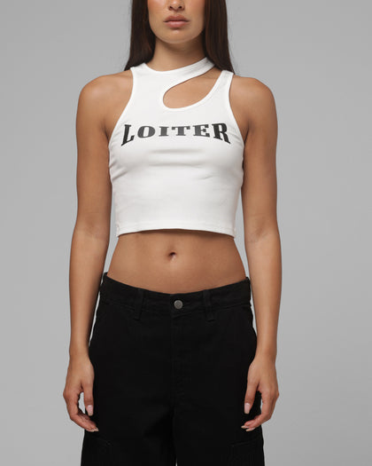 Loiter Women's Impact Multi Strap Tank White