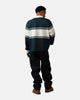 Carre Varsity Long Sleeve Polo Shirt Vintage Navy
