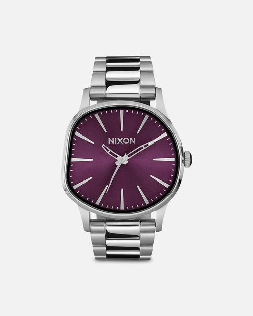 Nixon Sentry Wobble Watch Silver/Purple