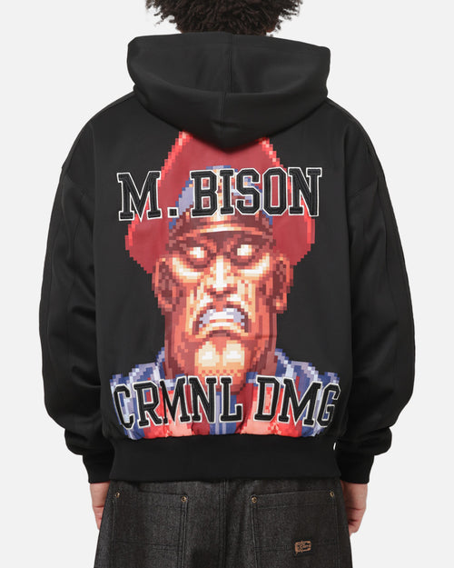 Criminal Damage M Bison Padded Zip Jacket Black