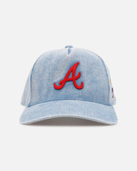 Mitchell & Ness Atlanta Braves 'Dusty Cord' Pro Pinch Snapback Light Blue