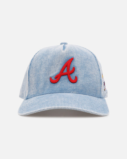 Mitchell & Ness Atlanta Braves 'Dusty Cord' Pro Pinch Snapback Light Blue