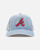Mitchell & Ness Atlanta Braves 'Dusty Cord' Pro Pinch Snapback Light Blue