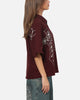 Ed Hardy Ghost Tattoo Button Up Shirt Plum