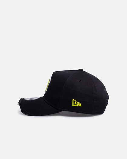 New Era New York Yankees 'Washed Frayed' 9FORTY A-Frame Snapback Washed Black