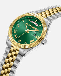 Palm Angels Primo Watch Silver/Gold/Green