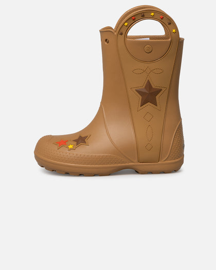 Crocs Kids' Handle It Western Boot (GS) Umber
