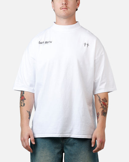 Saint Morta La Muerte Script T-Shirt White