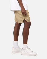 Saint Morta Gothic Nylon Shorts Tan