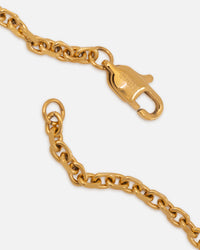 Saint Morta Onyx Clover Necklace Gold
