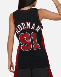 Mitchell & Ness Chicago Bulls Dennis Rodman Rave Jersey Black/Red
