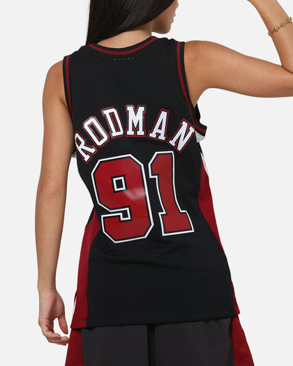 Mitchell & Ness Chicago Bulls Dennis Rodman Rave Jersey Black/Red