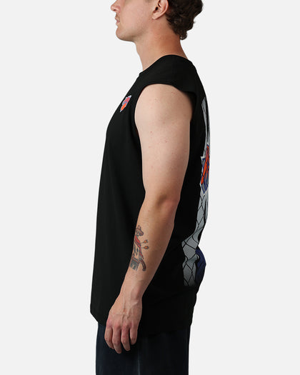 New Era New York Knicks Muscle T-Shirt Black