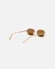 Le Specs Mythic Sunglasses Gold/Brown