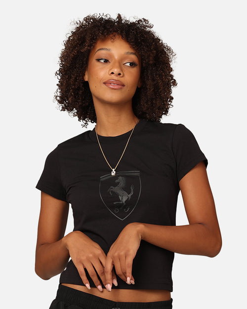 Puma X Scuderia Ferrari Women's Ferrari Style Baby Doll T-Shirt Black