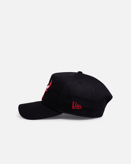 New Era Chicago Bulls 'Glow Scratch' 9FORTY A-Frame Snapback Black