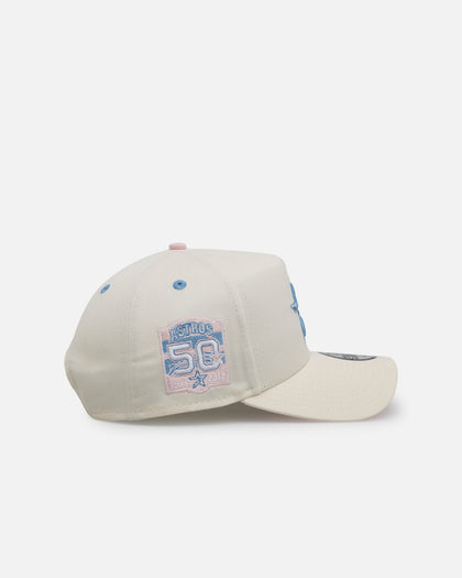 New Era Houston Astros 'Pastel' 9FORTY A-Frame Snapback Chrome White