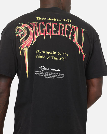 73Studio X Skyrim: The Elder Scrolls Daggerfall T-Shirt Black Acidwash