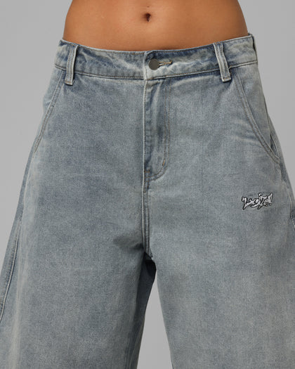 Loiter Star Born Jorts Light Blue