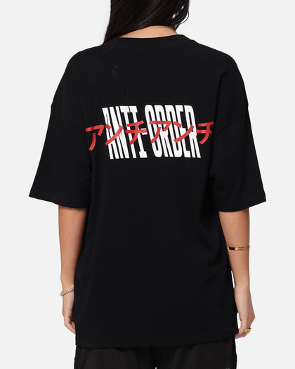 The Anti Order Junya Drop Shoulder T-Shirt Black