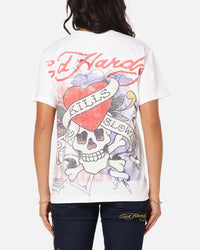 Ed Hardy Love Kills Slowly Vintage T-Shirt White