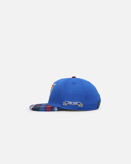 Pro Standard New York Rangers Prep Plaid Snapback Royal Blue