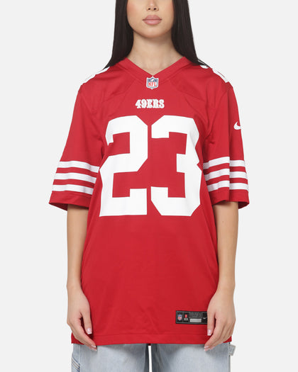 Nike San Francisco 49ers Christian McCaffrey #23 Home Game NFL Jersey Gym Red
