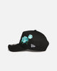 New Era Los Angeles Dodgers 'Aqua Rose Embroidery' 9FORTY A-Frame Snapback Black/Aqua