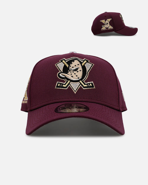 New Era Anaheim Ducks 'Plum' 9FORTY A-Frame Snapback Plum
