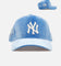 New Era New York Yankees 'Sky Velvet' 9FORTY A-Frame Snapback Sky Blue