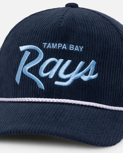 47 Brand Tampa Bay Rays 'MLB Opening Day' Corduroy Crossrope Hitch Snapback Navy