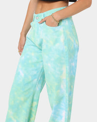 XXIII Women's Tallula Tie Dye Jeans Green