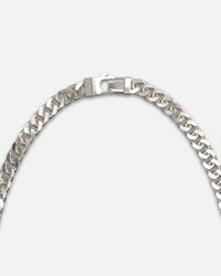 Guess Mainline Lo Studio 21" Curb 8MM Chain Necklace Silver