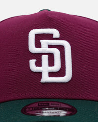 New Era San Diego Padres 'Vineyard' 9FORTY A-Frame Snapback Purple