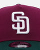New Era San Diego Padres 'Vineyard' 9FORTY A-Frame Snapback Purple