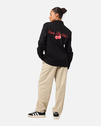 Carre Dice Club Long Sleeve Button Up Shirt Black