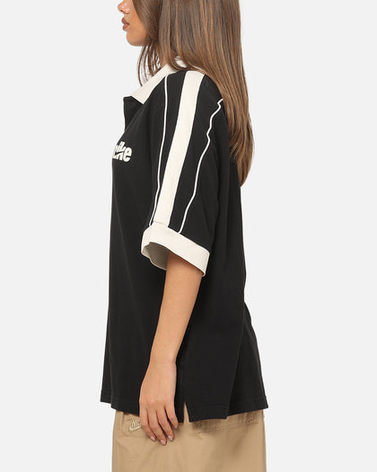 Nike Sportswear Club Oversized Futbol Polo Shirt Black