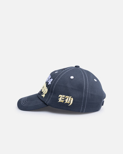 Ed Hardy Chrome Strapback Washed Blue
