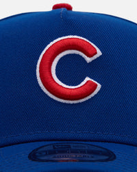 New Era Chicago Cubs 'On Field' 9FORTY A-Frame Snapback Official Team Color
