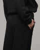 American Thrift Women's Straight Leg Trackpants Black