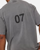 The Anti Order Genuine Fake Mock Neck T-Shirt Washed Charcoal