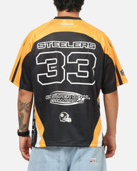 Mitchell & Ness Pittsburgh Steelers Warehouse Rave Jersey Black/Yellow